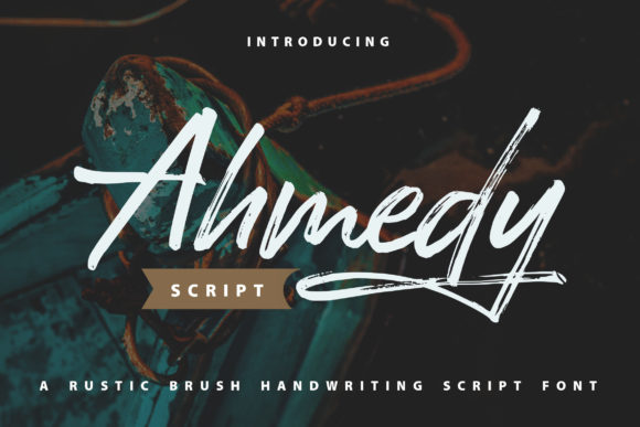 Ahmedy | Rustic Brush Handwriting Script