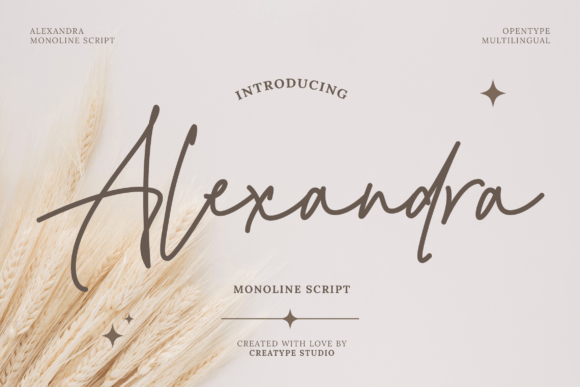 Alexandra: Elegant Handwritten Font for Refined Designs