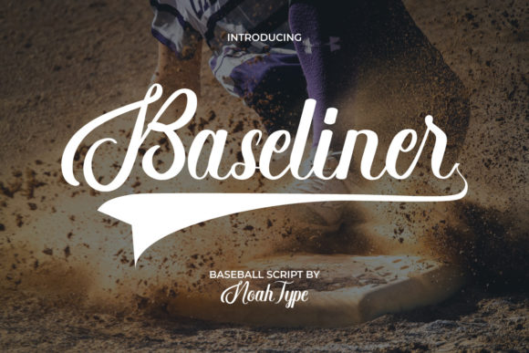 Baseliner: A Sporty Script Font for Dynamic Designs