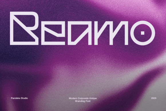 Beamo: A Modern Font for Futuristic Branding