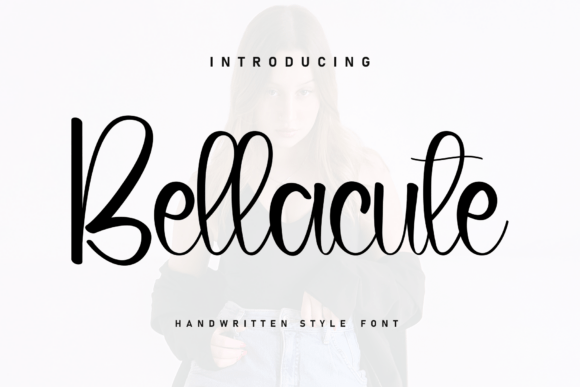 Bellacute: A Handwritten Font with Heartfelt Perfection