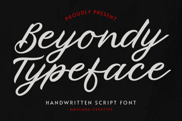 Beyondy: A Bold Handwritten Font for Confident Designs