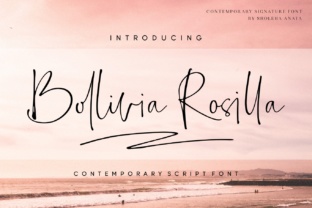 Bollivia Rosilla: An Elegant Script Font