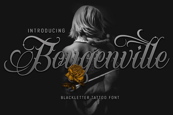 Bougenville: A Modern Blackletter Font for Bold Design