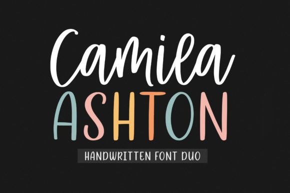 Camila Ashton: A Stylish Font Duo for Modern Creators