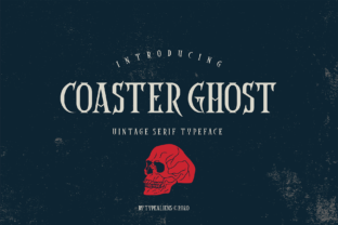 Coaster Ghost: Vintage Gothic Serif Font