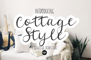 Cottage Style: A Script Font for Elegant Design Projects