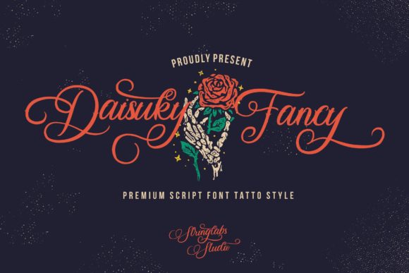 Daisuky Fancy: A Delicate Handwritten Font for Elegant Designs