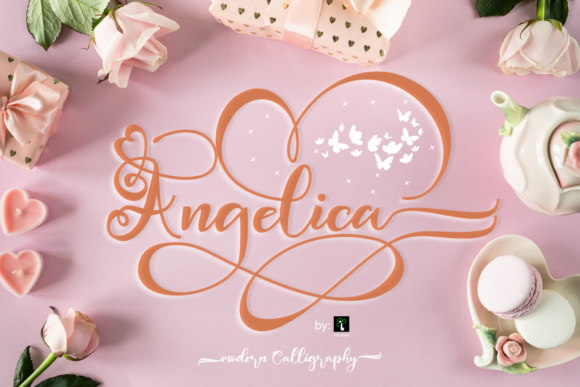 Discover Angelica: A Graceful Script for Elegant Designs