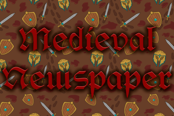 Discover Medieval Newspaper: An Authentic Historical Typeface