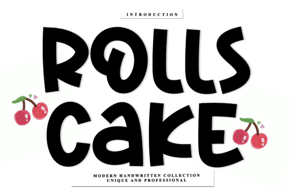 Discover the Artisanal Charm of the Rolls Cake Typeface