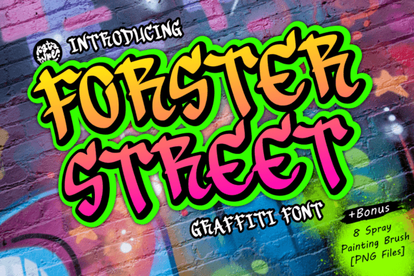 Forster Street: The Urban Graffiti Font for Modern Design
