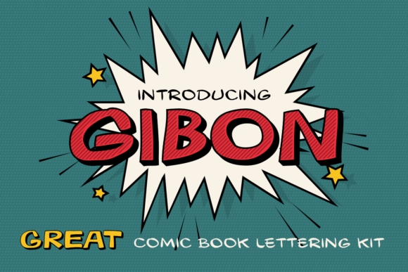 Gibon: A Comic Font Family for Dynamic Design