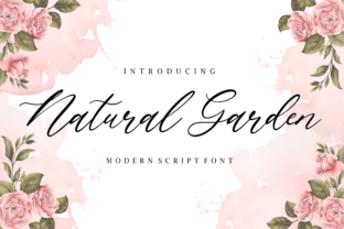 Natural Garden Font: A Sweet, Hand-Lettered Typeface