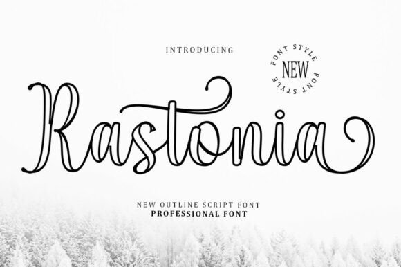 Rastonia: Elegant Calligraphy for Modern Design