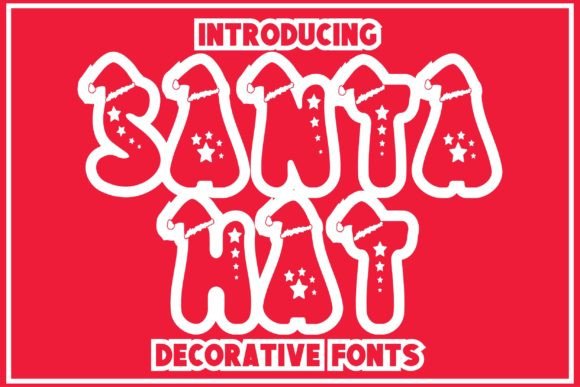 Santa Hat: A Festive Display Font for Holiday Designs